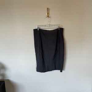 Worthington Dress Skirt Women's Size 16 Grey Office Business Knee Length